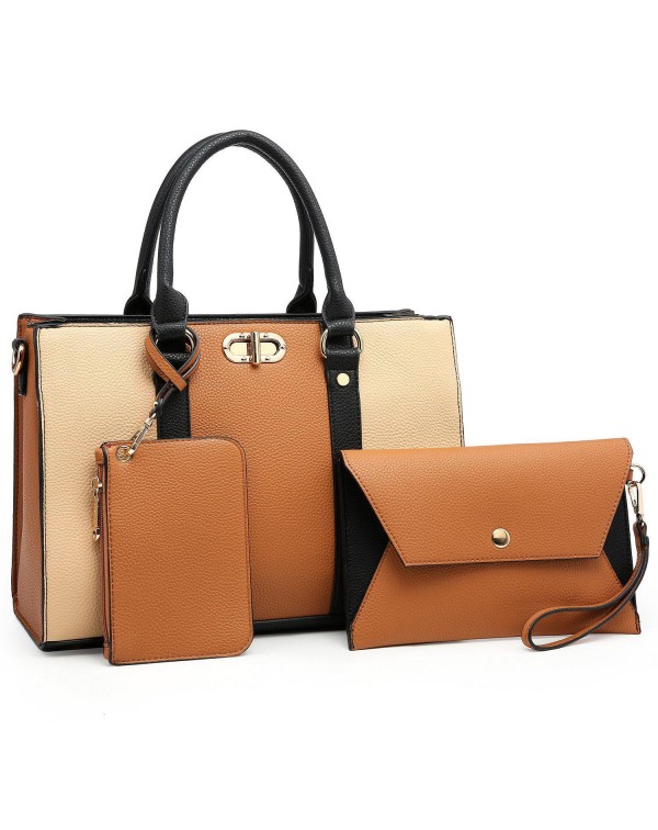 Two-tone 3-in-1 Handbag